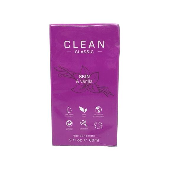 CLEAN Classic Skin & Vanilla Eau de Toilette - 2 fl oz / 60 ml - Picture 2 of 3